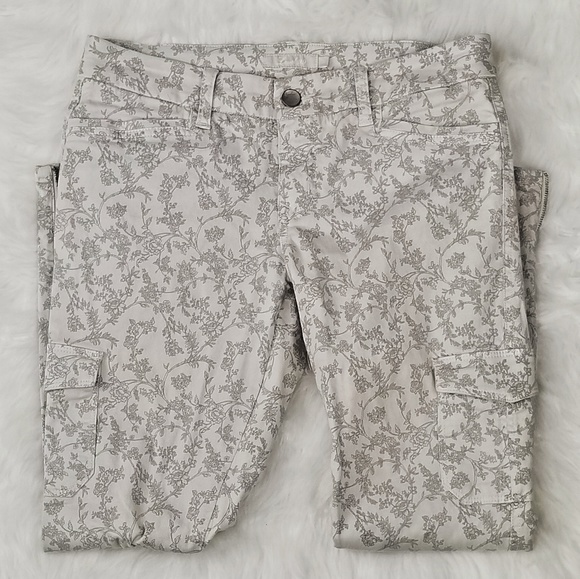 Anthro Level 99  print cargo pants zipper ankle 30 - Picture 4 of 6